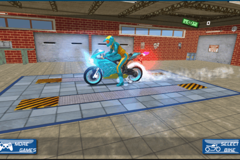 Hero Stunt Spider Bike Simulator 3D