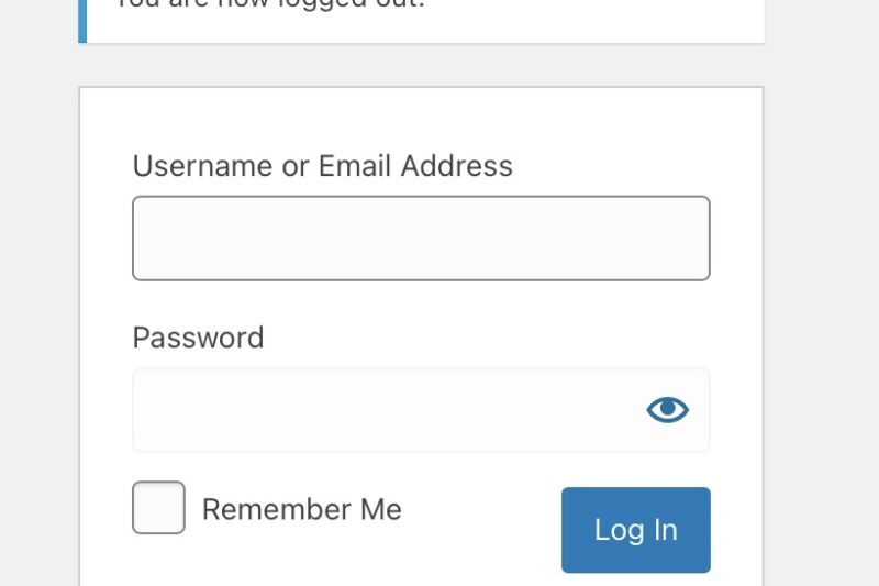 How to activate the frozen WordPress password field on the login page